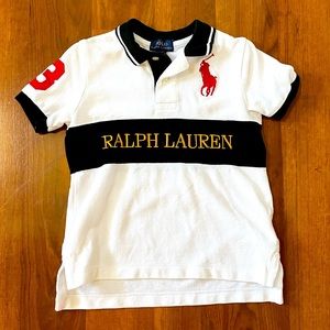 Polo Ralph Lauren label toddler shirt